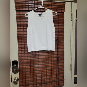 White Sleeveless Top